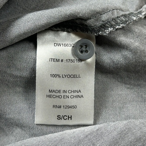 Como Vintage Charcoal Mini Shirt Dress - Picture 7 of 9